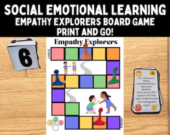 Social Skills Activity l Empathy Social Skills Game l Social Emotional Learning l School Counseling Activity l School Psychology Activity