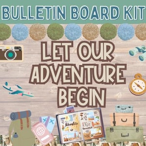 Reise Bulletin Board Kit l Reise Bulletin Board Set l Reise Klassenzimmer Dekorationen l Reise Tür Dekorationen l Reise Klassenzimmer Dekor