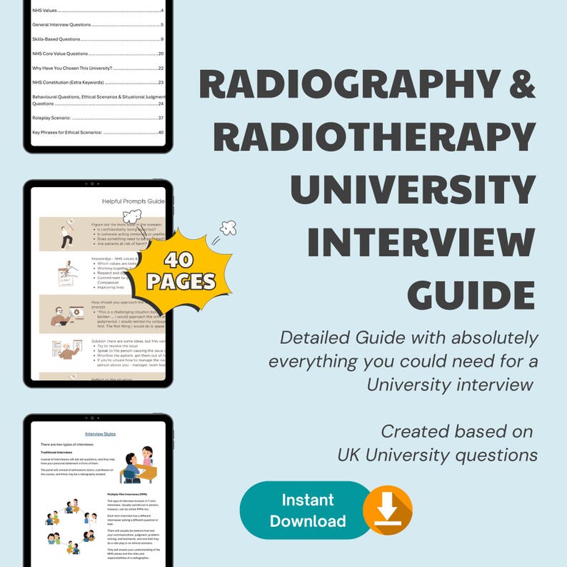 Imv Uk Radiographic Guide Radiography & Radiotherapy University Interview Preparation Guide | U.K ...
