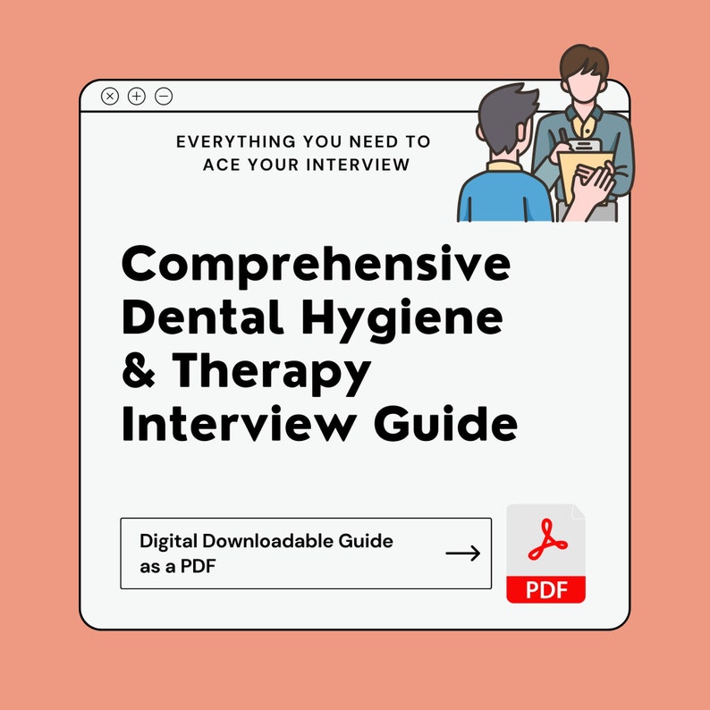 Interview Guide for Dental Hygiene and Dental Therapy Applicants image 1