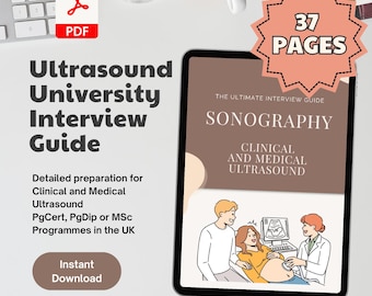 Ultrasound University Interview Guide | U.K | Digital Download