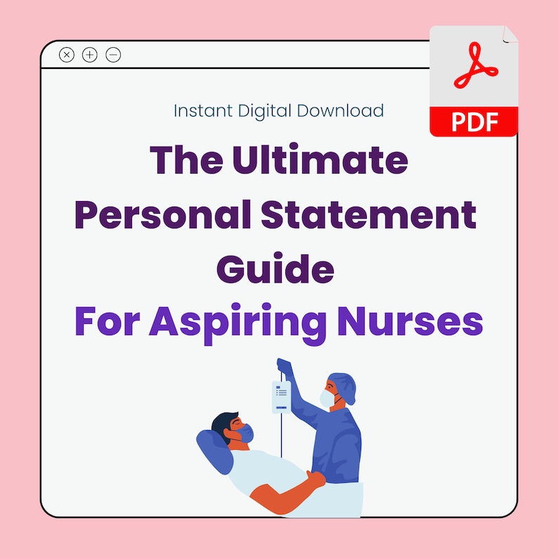 nursing personal statement guide