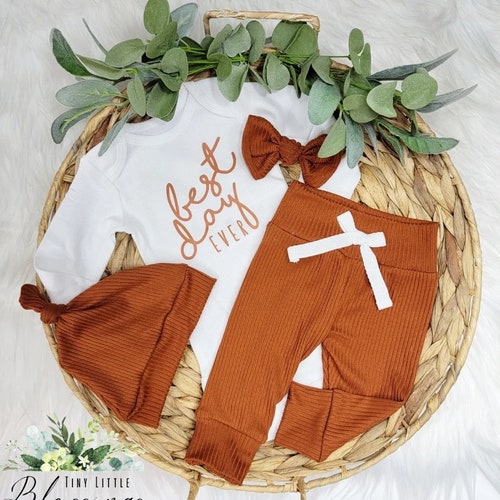 Gender Neutral Coming Home Outfit Baby Boy Baby Girl Coming Etsy