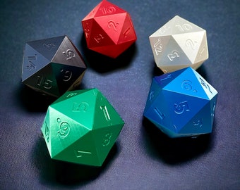 Giant Novelty D20 Spindown 5 Inch