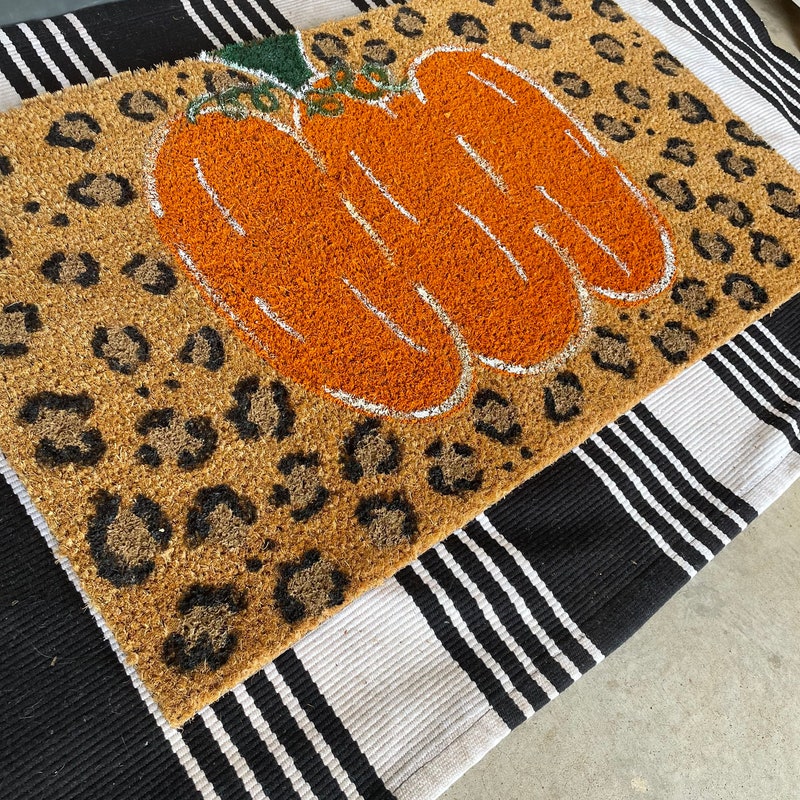 Gold Leopard Door Mat main image 0