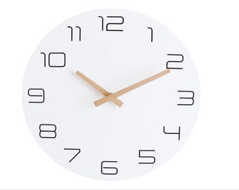 Decorative for Office Living Room Bedroom Silent Non-Ticking Quartz Clock 10 Inch Round Wall Clock with Letter G Traditional Print Decorative for Office Living Room Bedroom Silent Non-Ticking Quartz Clock 10 Inch Round Wall Clock with Letter G Traditional Print