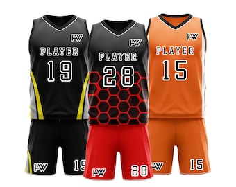 10 Sets Of Basketball Ball Uniform Fully Customize , Sublimated Uniform , Custom Basketball Uniform , Basketball Jersey , Gift for him.