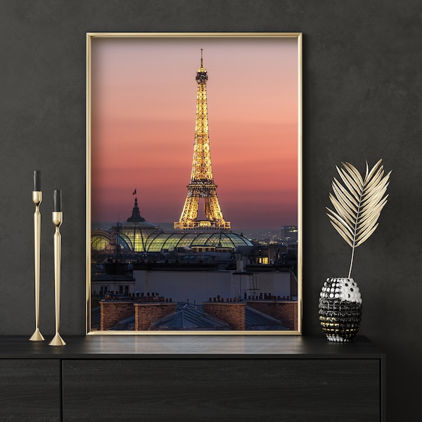 Limited edition photography on fine art paper of the Eiffel Tower - several sizes available
