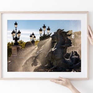 Fotografia stampata su carta fine art dei Chevaux des Quinconces - diverse misure disponibili