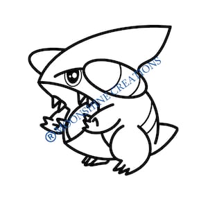 Gible SVG Cut file