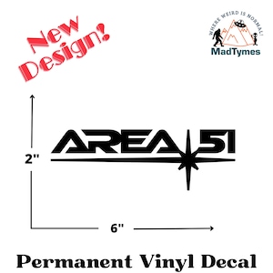 Area 51 Alien Permanent Vinyl Decal Alien Sticker UFO UFAP Extraterrestrial Adventure Et Decal Aliens For Cars Trucks Suv ATV Motorcycle