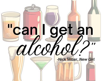 New Girl Nick Miller und Jessica Day Booze
