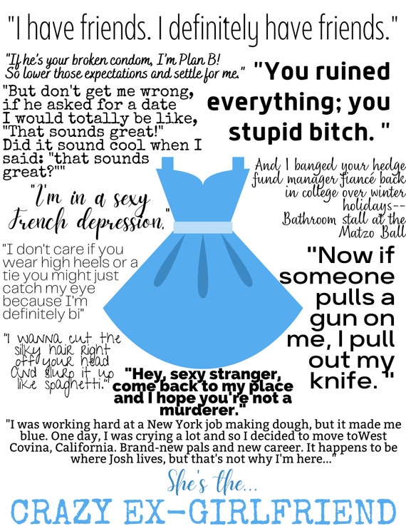 Crazy Ex-Girlfriend Printable