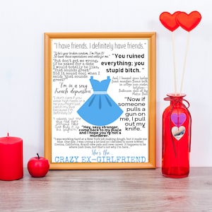 Crazy Ex-Girlfriend Printable