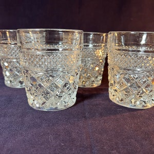 Set of Four Anchor Hocking Wexford 8-oz. Old-Fashioned Rocks Glasses