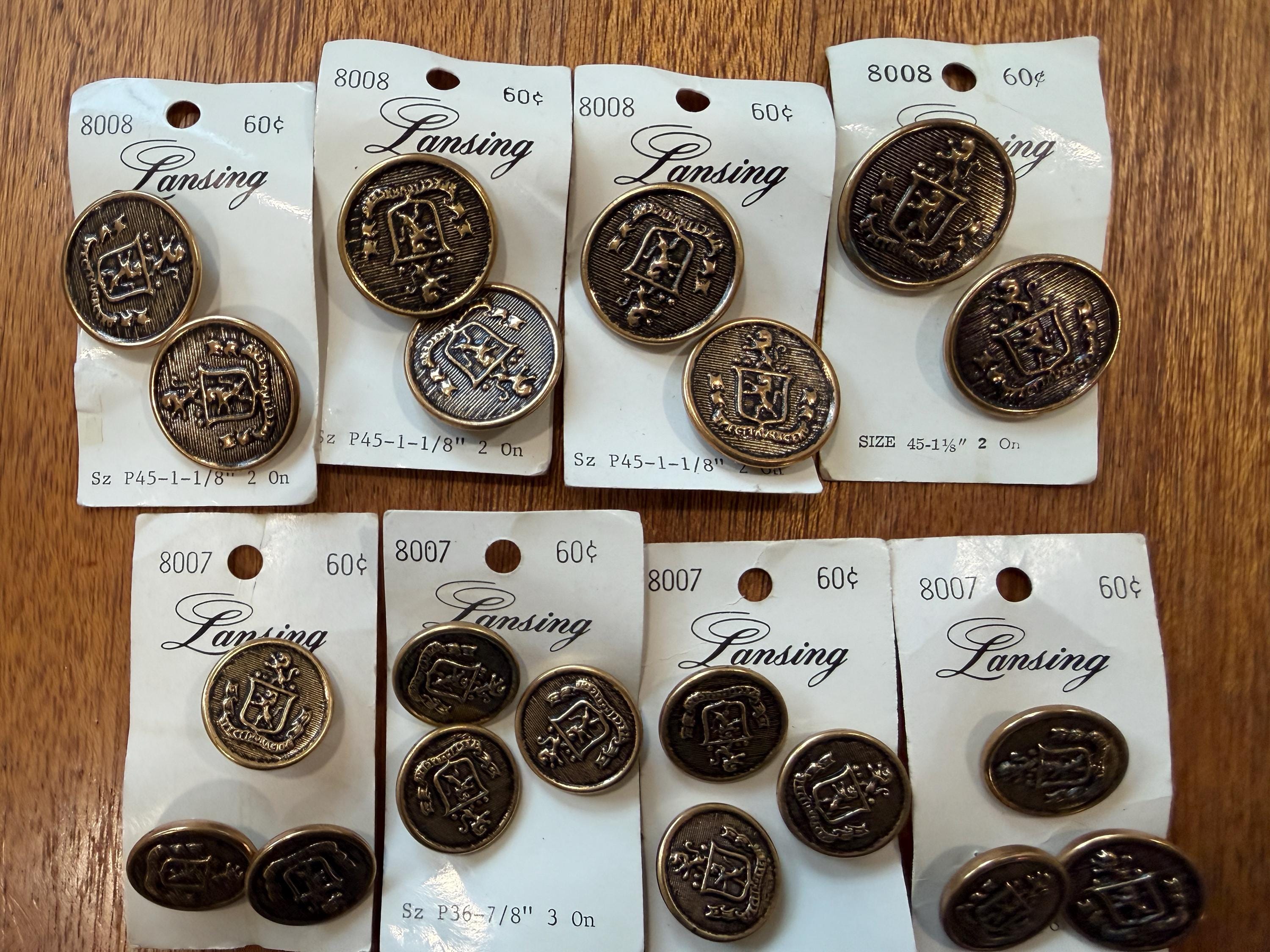 Blumenthal Lansing Slimline Buttons Series 1-White Shank 1/4
