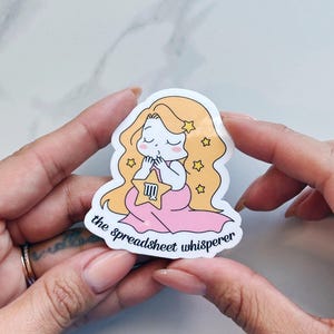 Maagd sterrenbeeld sticker voor verjaardag, maagd symbool sticker voor vriend, schattige kawaii stickers voor journaling, celestial sticker voor laptop