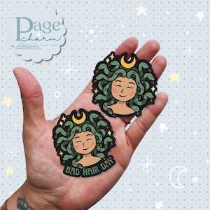 Medusa Stickers, Mythological Stickers, Funny Feminist Stickers, Greek Mythology Stickers, Ancient Greek Sticker, Ancient History Stickers