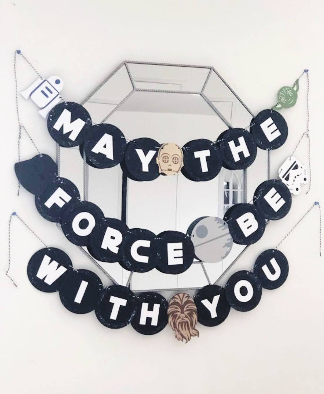 May the Force Be With You Themed Banner, Jedi and Sith Party ...