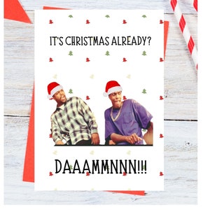 Funny &#39;Ice Cube&#39; Christmas Card: Hip Hop Holiday Card