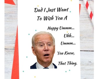 Happy Birthday - Biden - Quotes - Funny Birthday Card Happy Birthday - Biden - Quotes - Funny Birthday Card