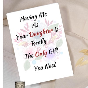 Very Funny Mother&#39;s Day greeting Card