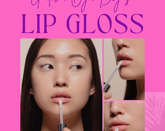 Godivaz Vegan Collagen Lip Gloss Rose