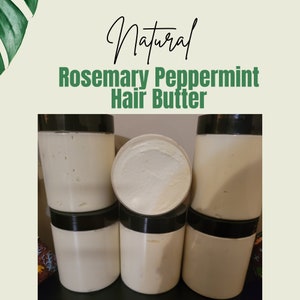 Rosmarin-Pfefferminz-Haarbutter