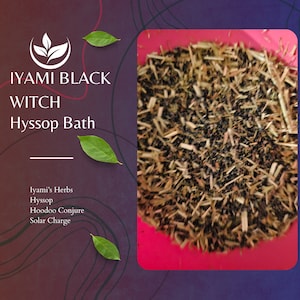 Iyami Black Witch Hyssop Herb Bath