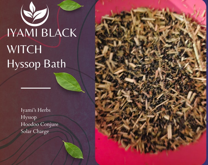 Iyami Black Witch Hyssop Herb Bath