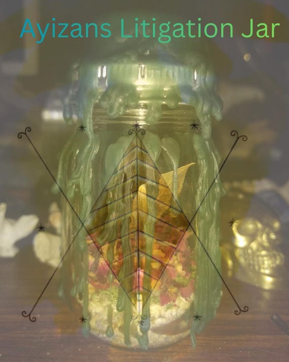Ayizans Litigation Client Attraction And Wealth Spell Jar