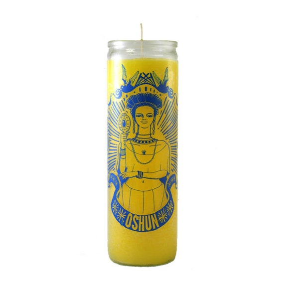 Oshun Orisha Candle, 7 Day