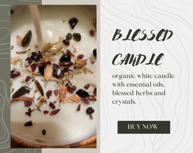 Angelic  Blessed Healing Candle
