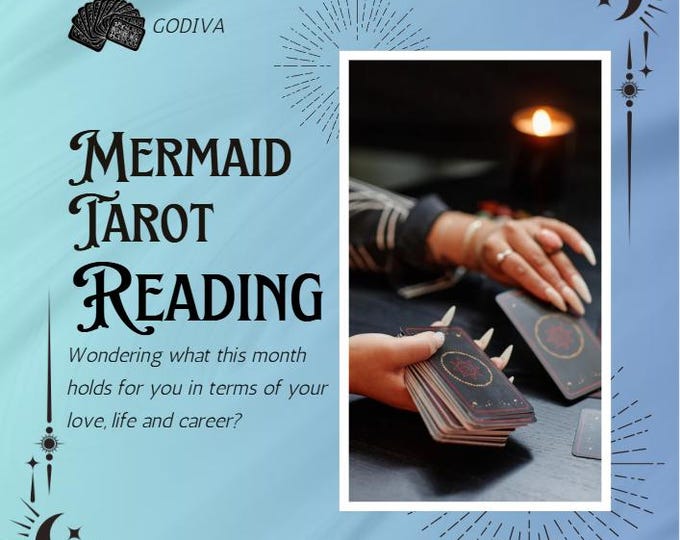 Mermaid Tarot 13 Card Pull Reading