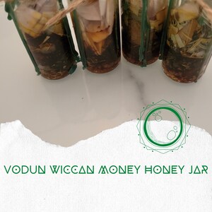 Vodun Wiccan Money Honey Jar