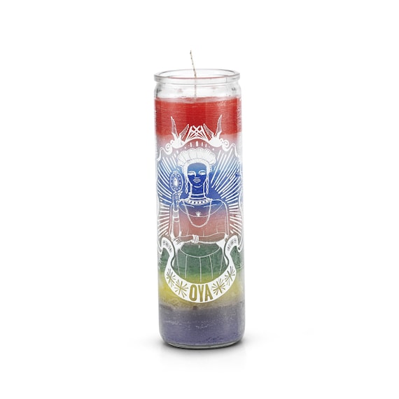 Oya Orisha Candle, 7 Day