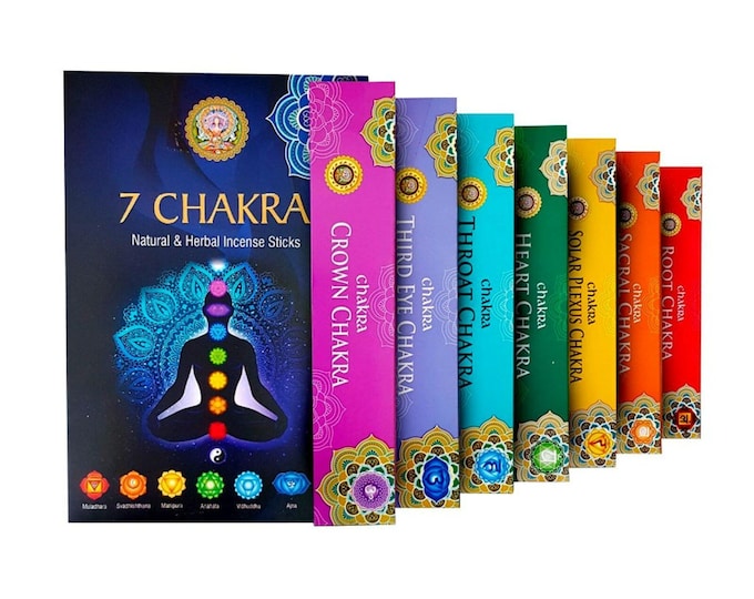 7 Chakra Incense Sticks Gift Pack