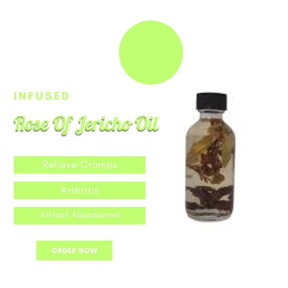 Infused Rose Of Jericho oil