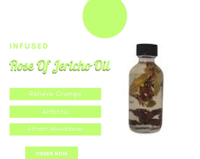 Infused Rose Of Jericho oil