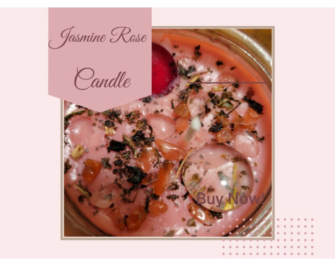 Scented candles. Jasmine Rose Chakra Candle