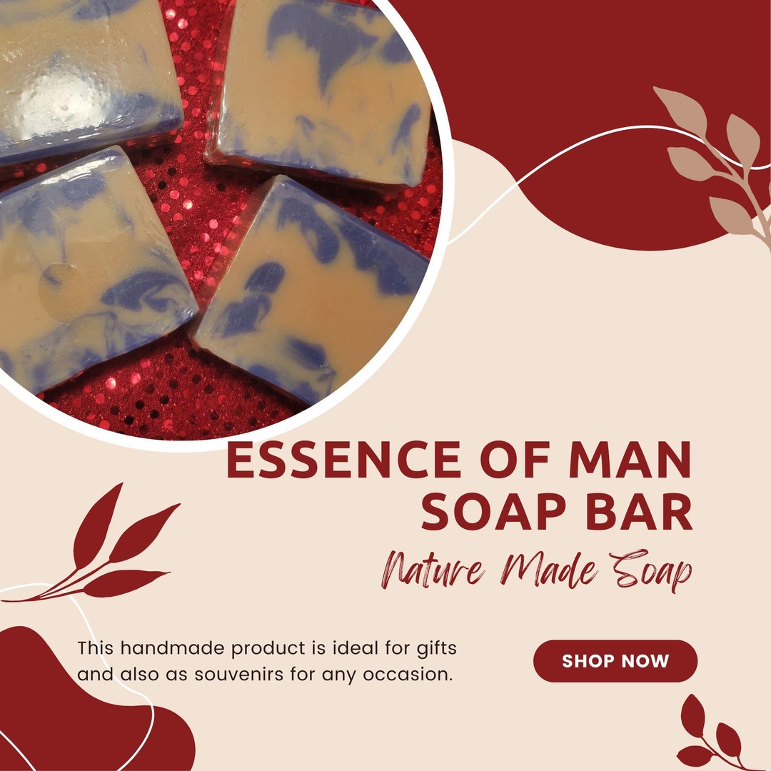 Best Mens Bar Soap. Essence of Man Soap Bar A Classic Clean Etsy