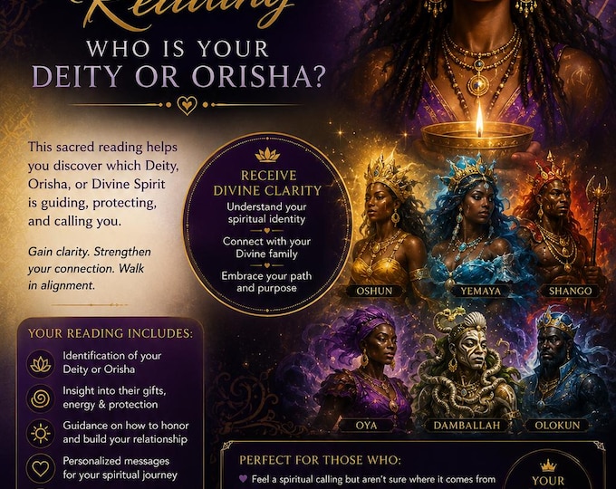 Spiritual Identification Reading Who is your Deity or Orisha