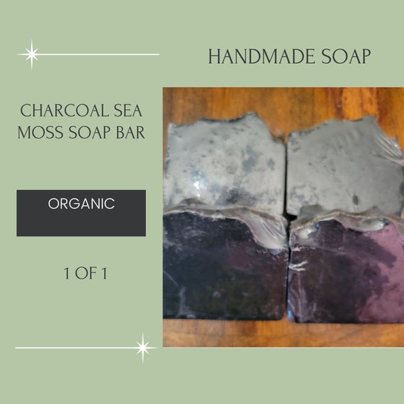 Charcoal Sea Moss Soap Bar