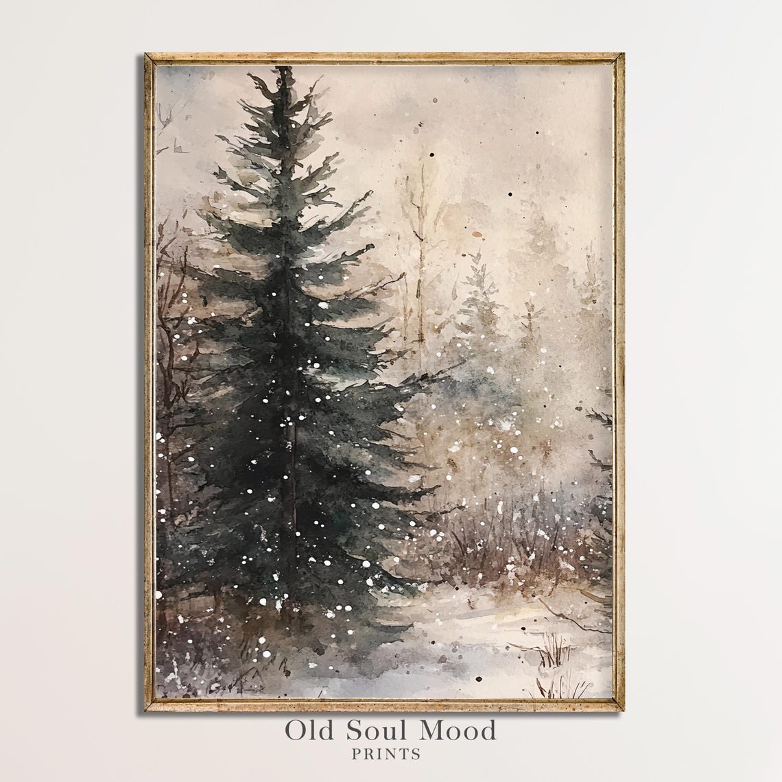 Vintage Christmas Prints Set of 3, 3 Piece Vintage Christmas Wall Art ...