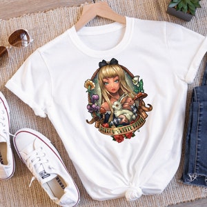 Disney shirt, Alice in Wonderland, Snow White, belle, tinker bell, jasmine, Cinderella, Merida, Disney princess htv heat transfers