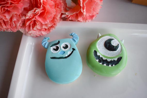 Monsters Inc Chocolate Covered Oreos | Handmade Disney Cookies - Etsy