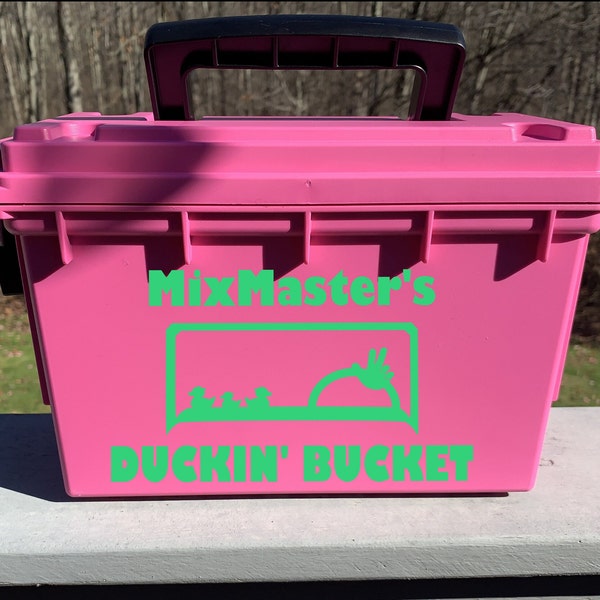 Duck duck holder,  Pink - Personalized Rubber Duck Storage, Duck carry case