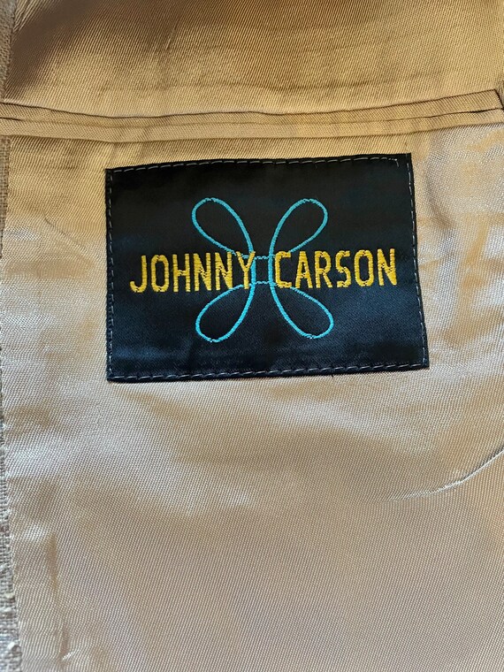 70s Johnny Carson Linen Blazer - image 2