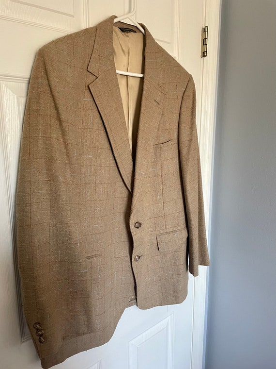 70s Johnny Carson Linen Blazer - image 3