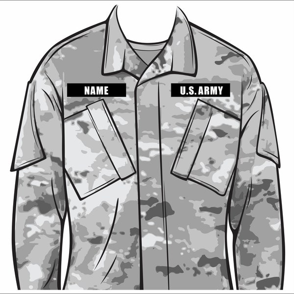 ARMY MALE ACU Soldier, Army Uniform Ocp Combat Male Retirement pcs Gift, Veterans Gifts, Leaving Army Gift, Cdr File